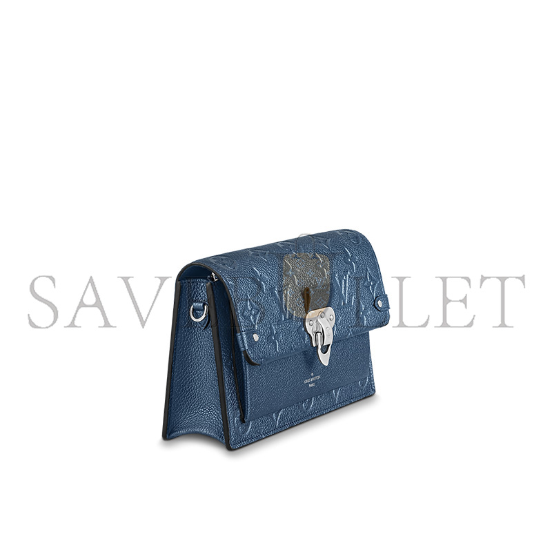 LOUIS VUITTON PLATINE MONOGRAM EMPREINTE VAVIN CHAIN WALLET SILVER HARDWARE M59077 (19*12*4cm)